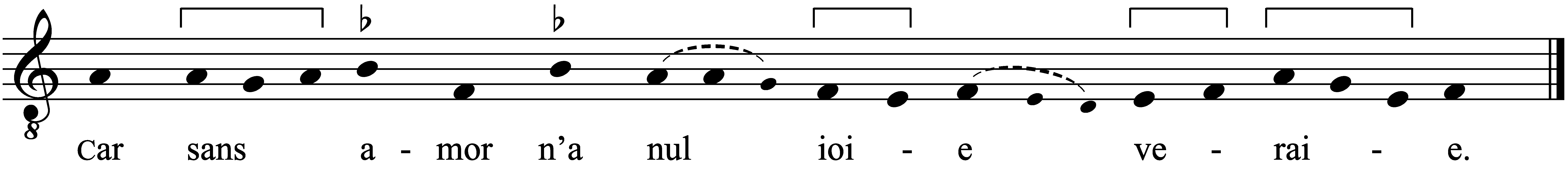 Refrain musical notation